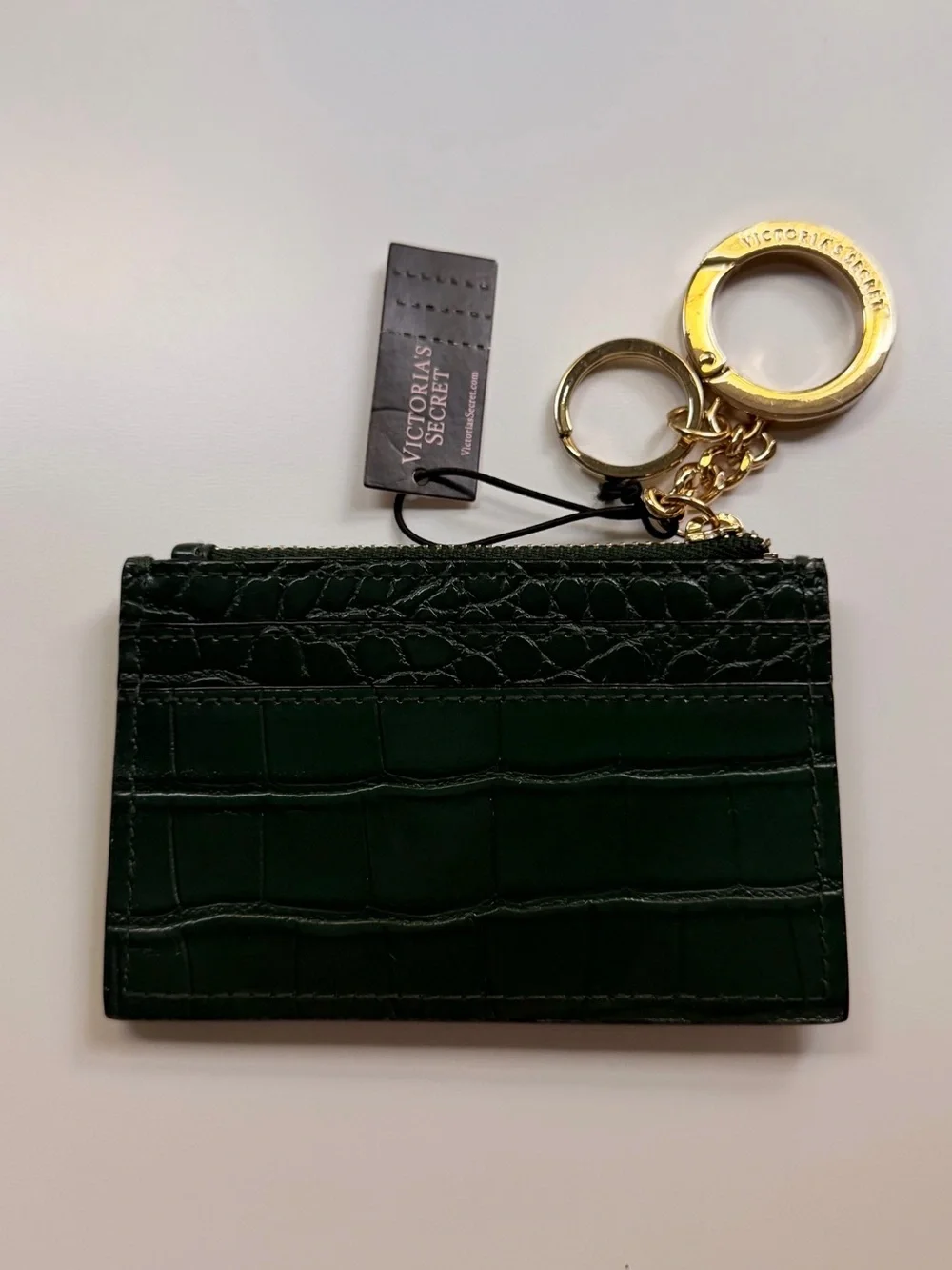 Victoria's Secret Croc-Embossed Cardholder
